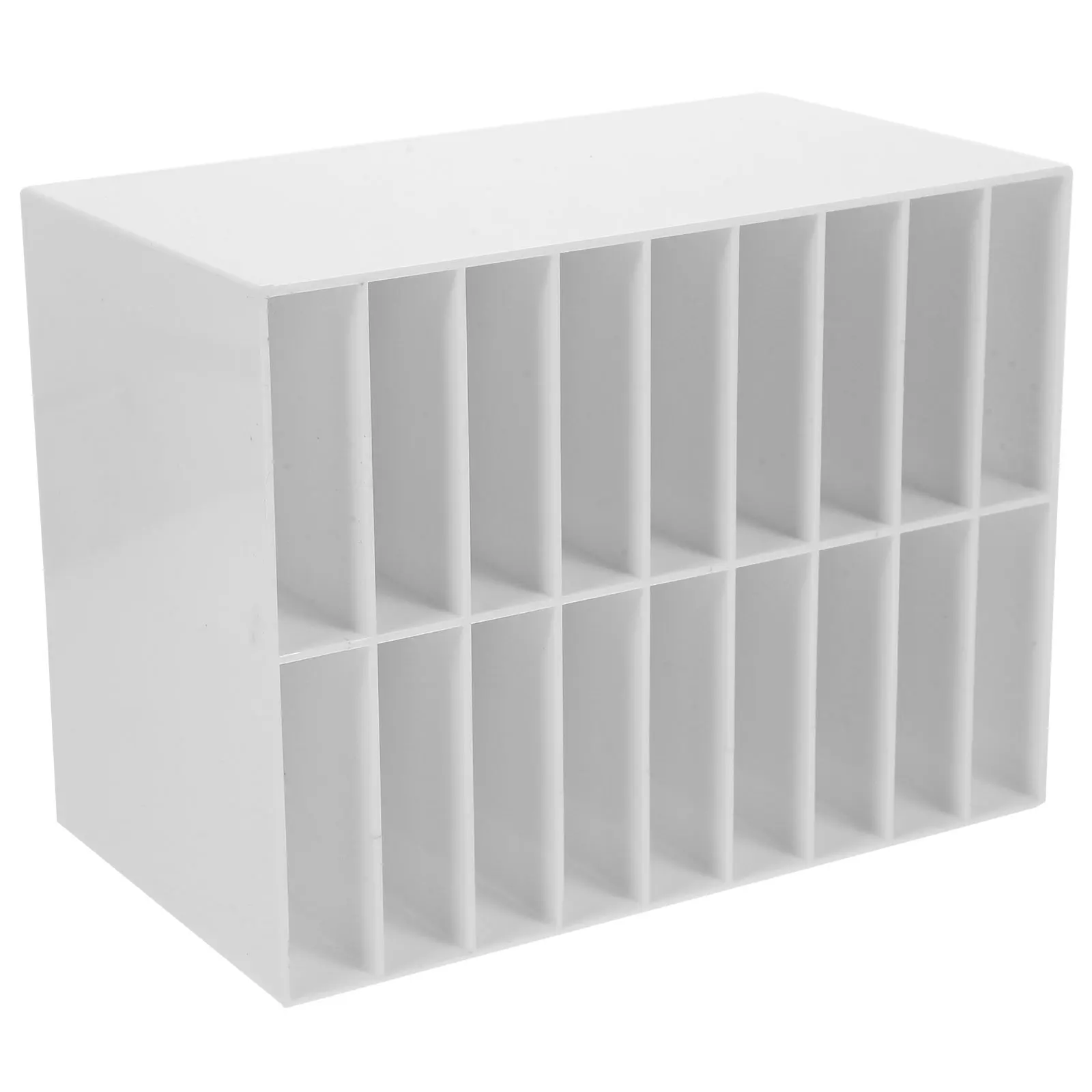 18 Slot Pen Holder Large Capacity Desk School Office Supplies White PP Material Storage Container Multifunctional Safe
18 Slot Pen Holder Large Capacity Desk School Office Supplies White PP Material Storage Container Multifunctional Safe
