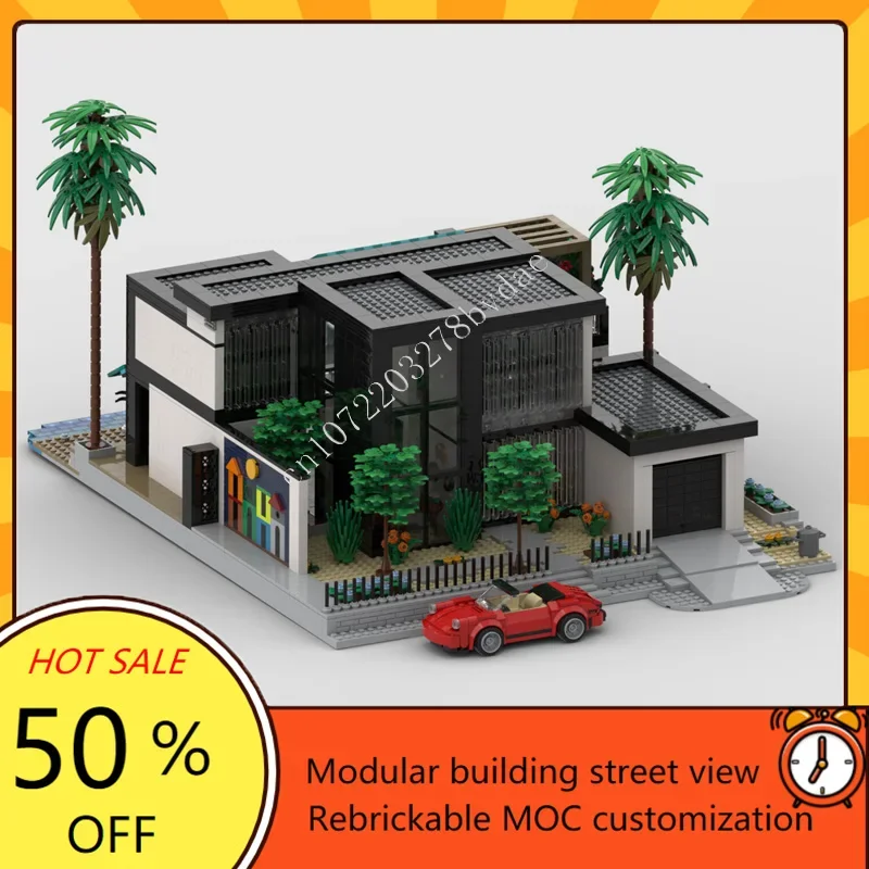 4781 PCS Caribbean Beach VillaModular MOC Creative street view Model Building Blocks Architecture DIY Assembly Model Toys Gifts
4781 PCS Caribbean Beach VillaModular MOC Creative street view Model Building Blocks Architecture DIY Assembly Model Toys Gifts