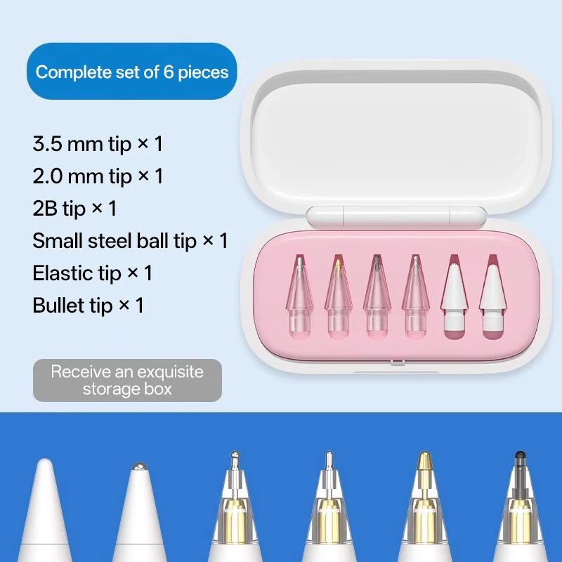 Metal Needle Stylus Nibs Compatible With Apple Pencil 1/2/Pro, Capacitive Pen Tips, Suitable For Paper-like Film & Bare Screen D
Metal Needle Stylus Nibs Compatible With Apple Pencil 1/2/Pro, Capacitive Pen Tips, Suitable For Paper-like Film & Bare Screen D
