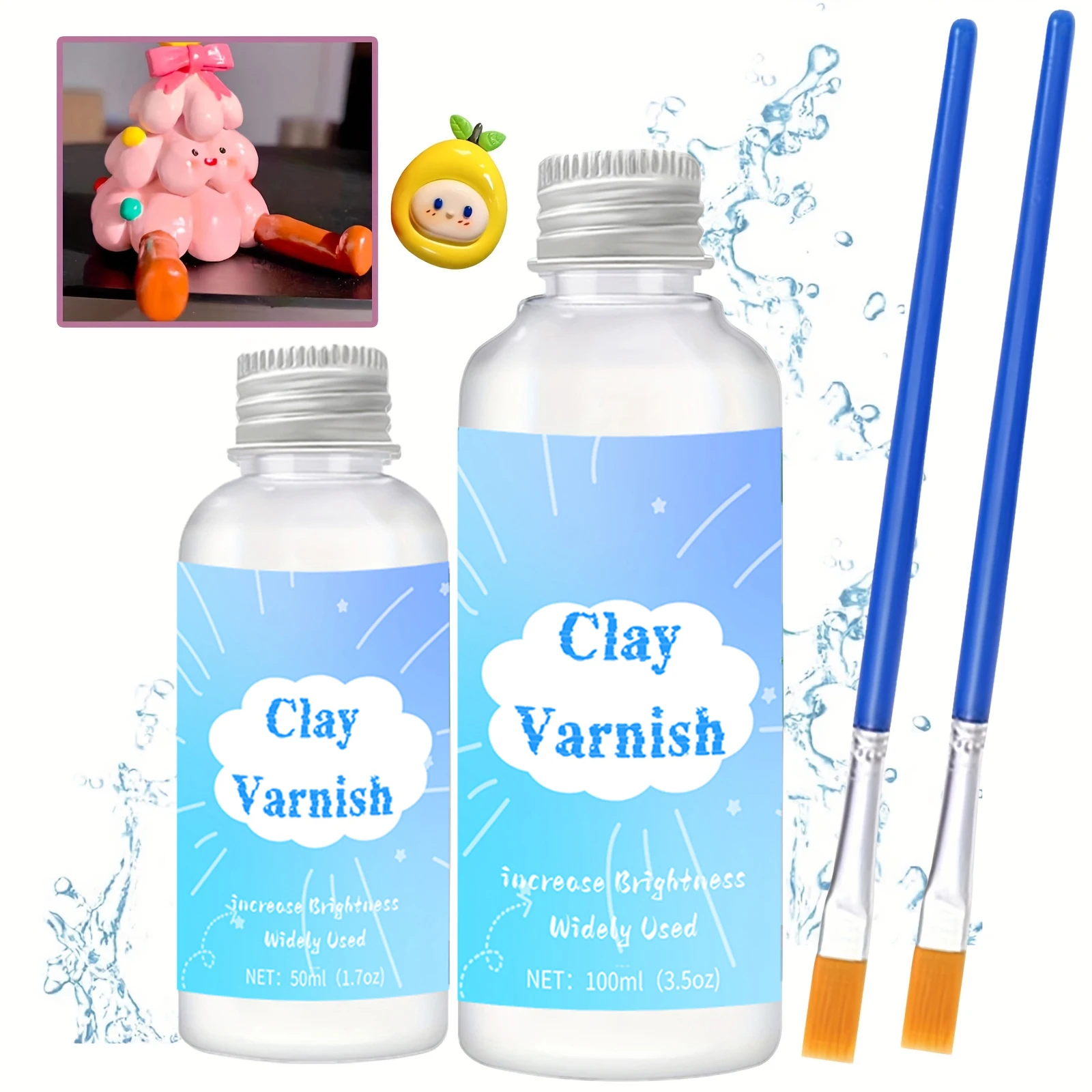Gloss Varnish Air Drying Clay Sealer to Prevent Cracking & Yellowing, Waterproof Gloss Protective Topcoat Matte Finish Coating
Gloss Varnish Air Drying Clay Sealer to Prevent Cracking & Yellowing, Waterproof Gloss Protective Topcoat Matte Finish Coating