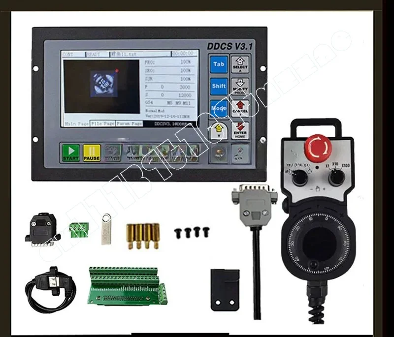 DDCSV3.1 engraving and milling machine independent controller 3/4 axis G offline control system 6 axis emergency stop handwheel
DDCSV3.1 engraving and milling machine independent controller 3/4 axis G offline control system 6 axis emergency stop handwheel