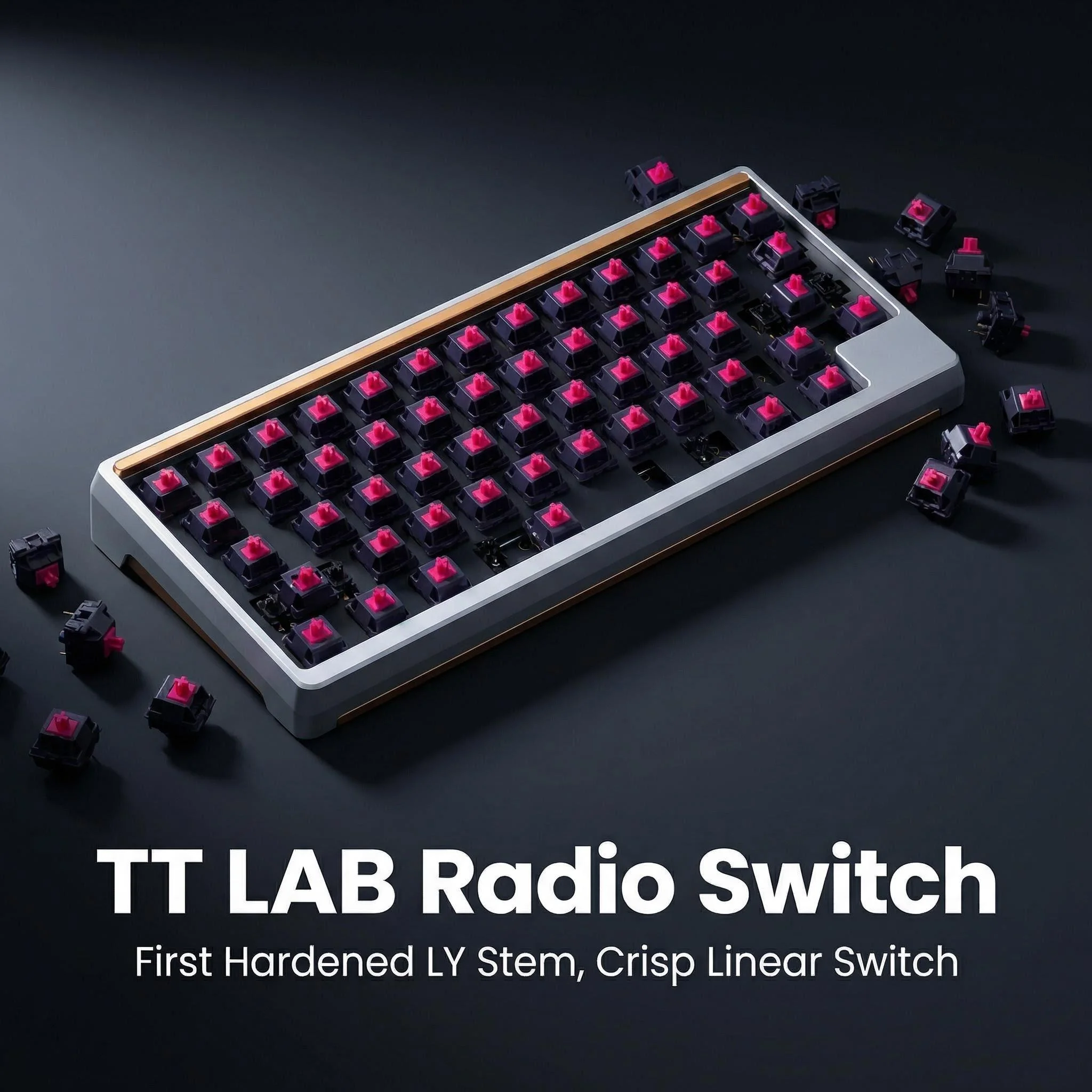 TT LAB X HMX Dianbo Switch 5-Pin Hot-Swap Keyboard Switch Crispy Clicky 42g Actuation Factory Lubed for Mechanical Keyboards
TT LAB X HMX Dianbo Switch 5-Pin Hot-Swap Keyboard Switch Crispy Clicky 42g Actuation Factory Lubed for Mechanical Keyboards