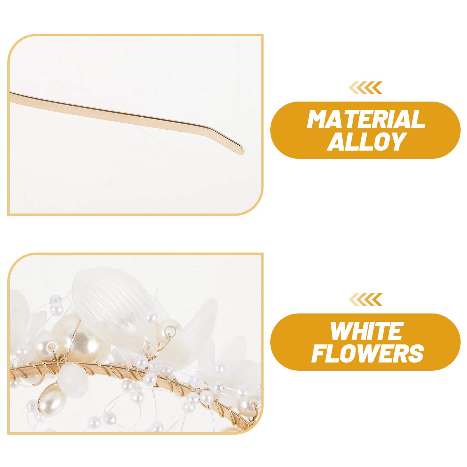 Wedding Accessories Pearl Flower Hair Hoop Durable Colorfast Girls Women Brides Banquets Parties Shining Headdress All match
Wedding Accessories Pearl Flower Hair Hoop Durable Colorfast Girls Women Brides Banquets Parties Shining Headdress All match