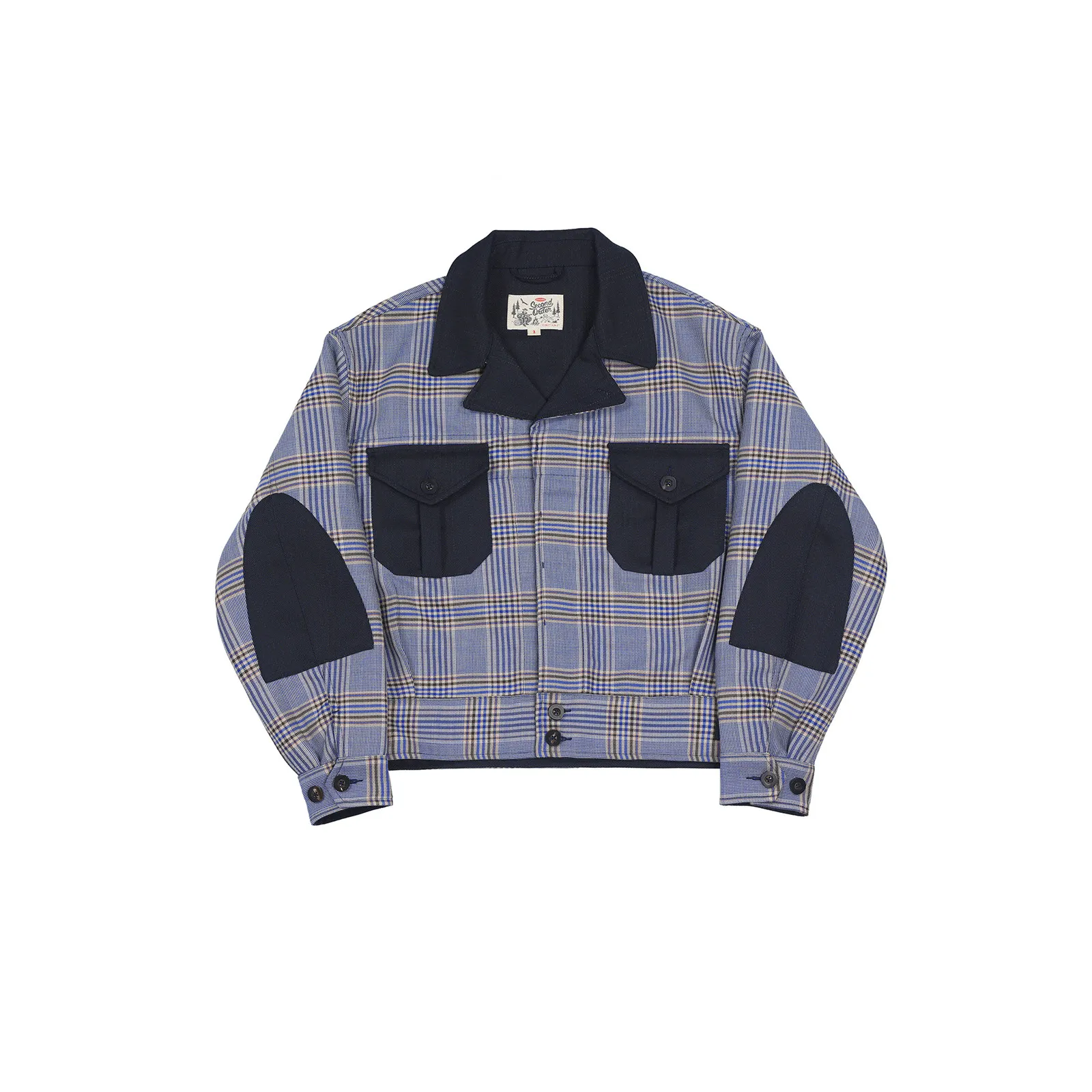 Secondorder SS26 Plaid Work Jacket Short Length Lapel Wool Blend Plaid Work Coat
Secondorder SS26 Plaid Work Jacket Short Length Lapel Wool Blend Plaid Work Coat