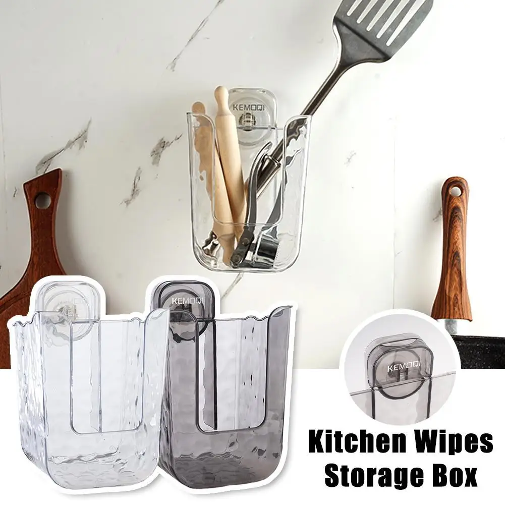 1/2x Transparent Kitchen Wipes Storage Box Flushable Wipes Holder For Bathroom Efillable Wipes Container Box Wall Hanging Holder
1/2x Transparent Kitchen Wipes Storage Box Flushable Wipes Holder For Bathroom Efillable Wipes Container Box Wall Hanging Holder