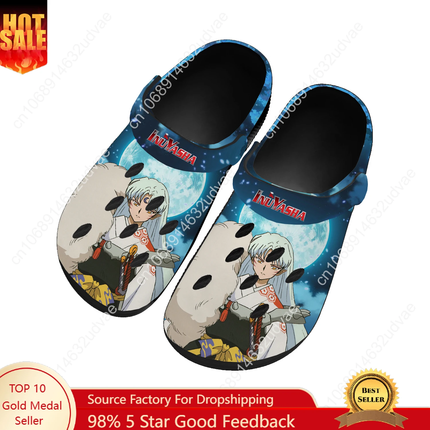 InuYasha Sesshoumaru Water Shoes Mens Womens High Quality Home Garden Clogs Customizd Sandals Beach Breathable Hole Slippers
InuYasha Sesshoumaru Water Shoes Mens Womens High Quality Home Garden Clogs Customizd Sandals Beach Breathable Hole Slippers