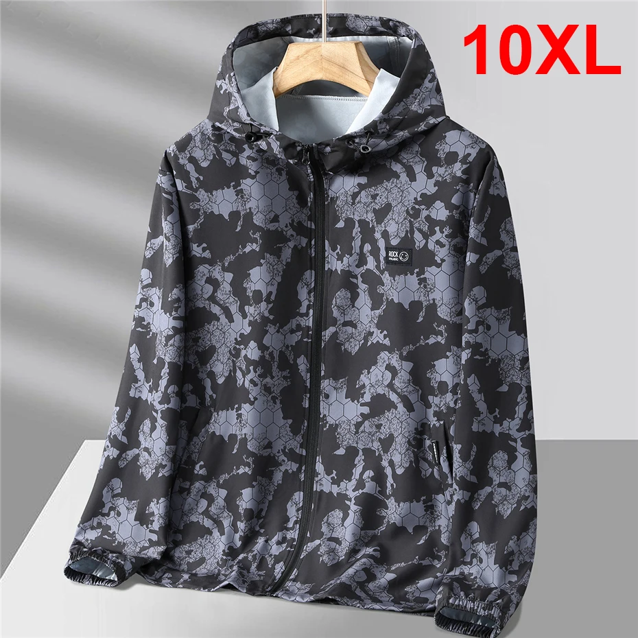 Camouflage Jacket Men 10XL Plus Size Summer Thin Jackets Camo Breathable Sunscreen Jacket Male Big Size
Camouflage Jacket Men 10XL Plus Size Summer Thin Jackets Camo Breathable Sunscreen Jacket Male Big Size