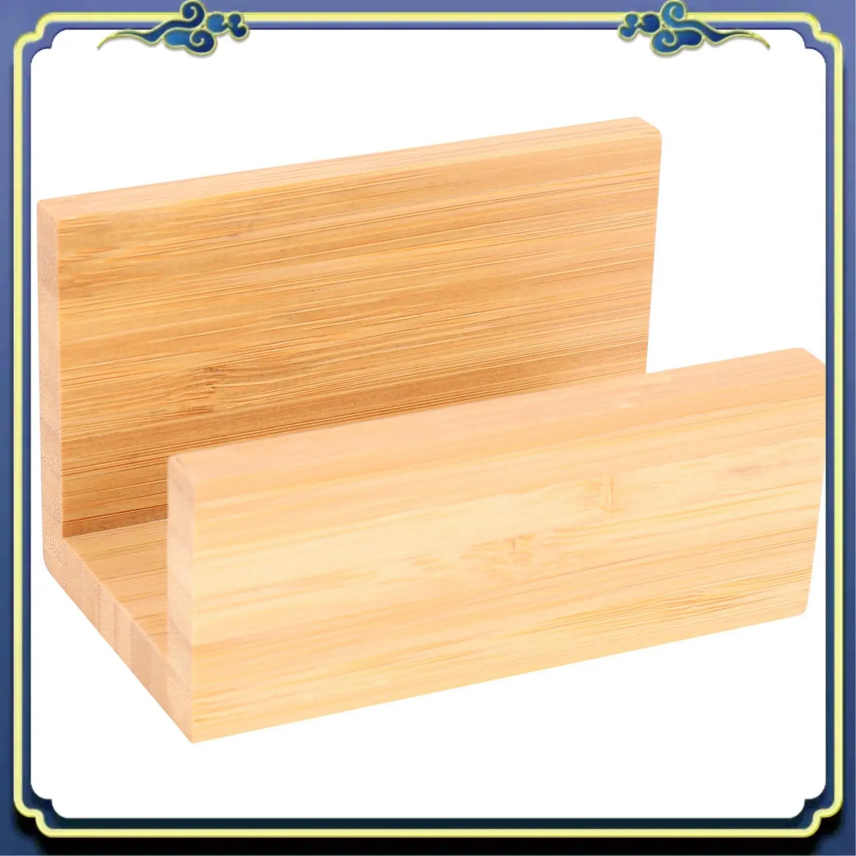 Portable 3X Bamboo Wood Desktop Business Card Holder For Desk Sturdy Business Card Display Stand For Men Women
Portable 3X Bamboo Wood Desktop Business Card Holder For Desk Sturdy Business Card Display Stand For Men Women