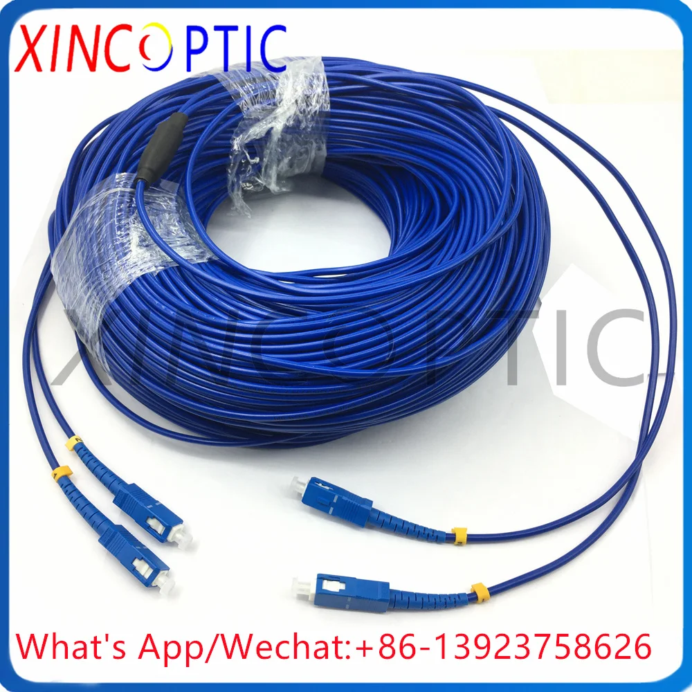 2Core SM Duplex 150M G657A1,3.0mm PVC Blue Jacket,2C SC/UPC-LC/FC/ST/SC/UPC Duplex Twin Armored Fiber Optical Patch Cord Cable
2Core SM Duplex 150M G657A1,3.0mm PVC Blue Jacket,2C SC/UPC-LC/FC/ST/SC/UPC Duplex Twin Armored Fiber Optical Patch Cord Cable