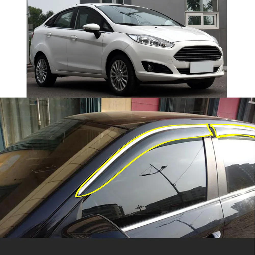 Наклейка на автомобиль, пластиковый дефлектор на окно, защита от дождя/солнца для Ford Fiesta Sedan 2009-2010, 2011-2012, 2013, 2014, 2015, 2016
Наклейка на автомобиль, пластиковый дефлектор на окно, защита от дождя/солнца для Ford Fiesta Sedan 2009-2010, 2011-2012, 2013, 2014, 2015, 2016