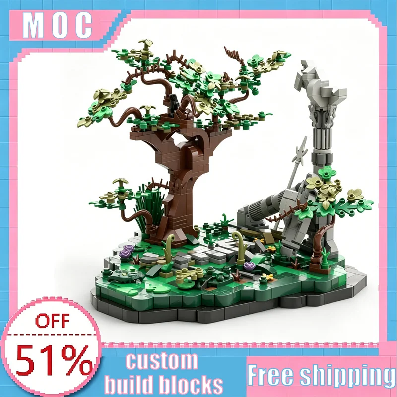 967 PCS MOC Medieval Mini Diorama Fantasy Knight and Forest Scene Model Creative Building Blocks Educational Assembly Toy Gifts
967 PCS MOC Medieval Mini Diorama Fantasy Knight and Forest Scene Model Creative Building Blocks Educational Assembly Toy Gifts