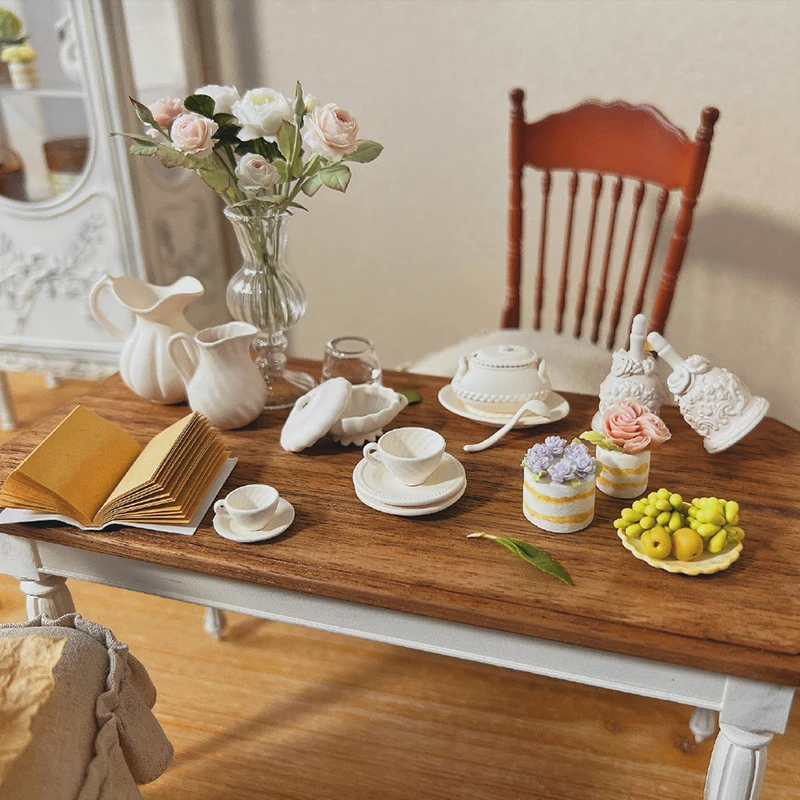 1/6 Doll House Model Furniture Accessories Resin French Teapot Cups Vase Kitchen Ornament Bjd Ob11 Blyth Soldier Lol Miniatures
1/6 Doll House Model Furniture Accessories Resin French Teapot Cups Vase Kitchen Ornament Bjd Ob11 Blyth Soldier Lol Miniatures