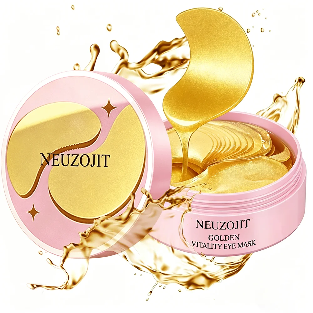 24K Gold Vitality Eye Patches for Dark Circles, Unisex Collagen Mask for Deep Moisture, Home Skincare Essential for Eye Zone & Neck, Ideal for Late Night Recovery
24K Gold Vitality Eye Patches for Dark Circles, Unisex Collagen Mask for Deep Moisture, Home Skincare Essential for Eye Zone & Neck, Ideal for Late Night Recovery
