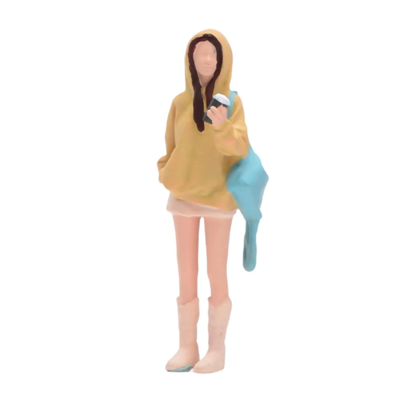 1/64 Scale Girl Model Mini Figurine Tiny People Model Realistic for Sand Table Fairy Garden Train Layout Miniature Scene
1/64 Scale Girl Model Mini Figurine Tiny People Model Realistic for Sand Table Fairy Garden Train Layout Miniature Scene