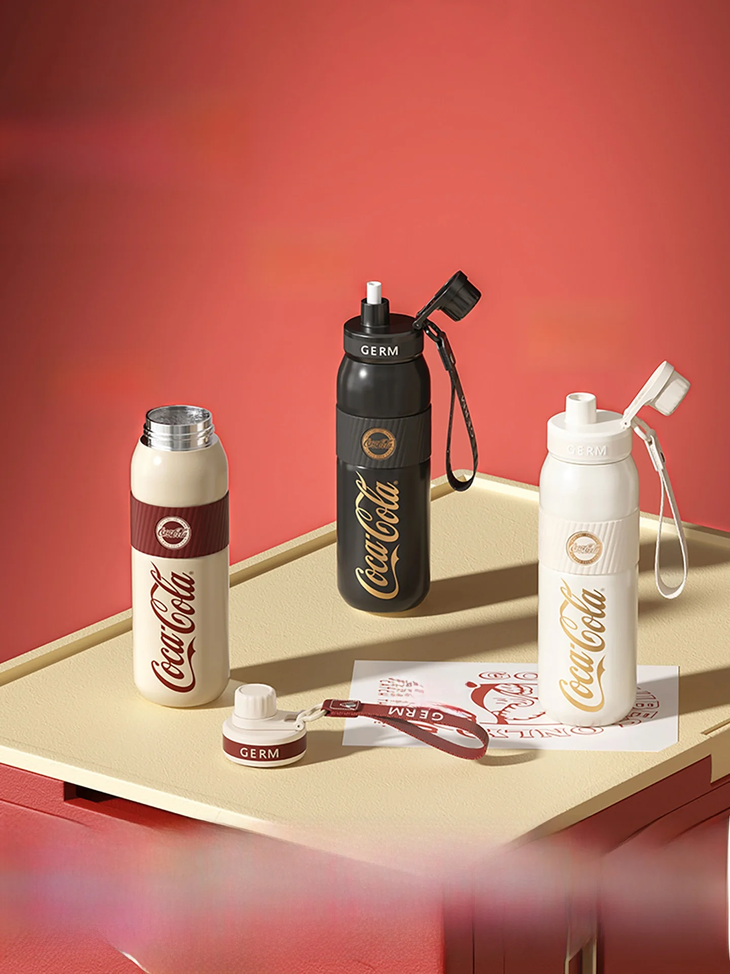 Coca-Cola GERM Insulated Stainl Steel St Water Bottle Portable Leakproof Easy Cleaning Birthday Gift for Girls Simple D...
Coca-Cola GERM Insulated Stainl Steel St Water Bottle Portable Leakproof Easy Cleaning Birthday Gift for Girls Simple D...