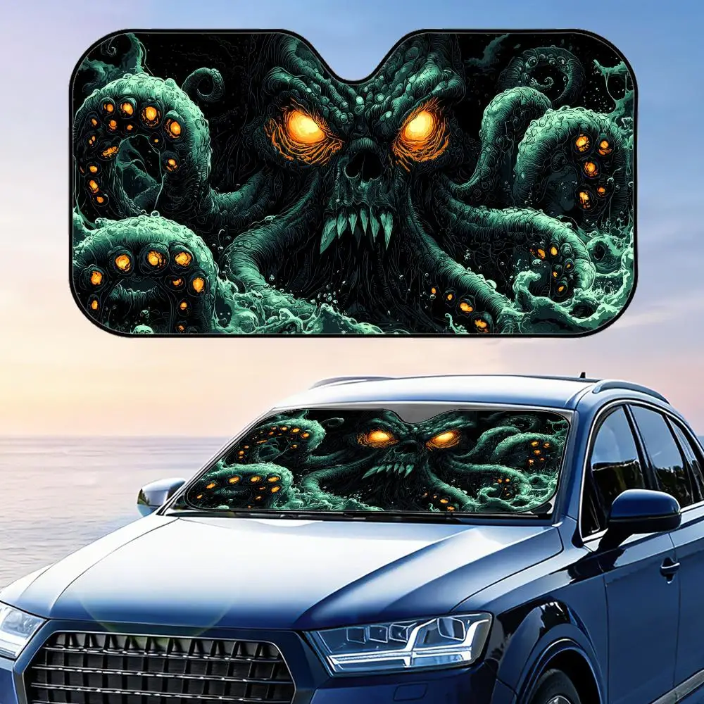 Cthulhu Mythos Gothic Sun Visor Foldable Universal Car Windshield Sun Shade UV Protection Heat Insulation Foldable Cover
Cthulhu Mythos Gothic Sun Visor Foldable Universal Car Windshield Sun Shade UV Protection Heat Insulation Foldable Cover