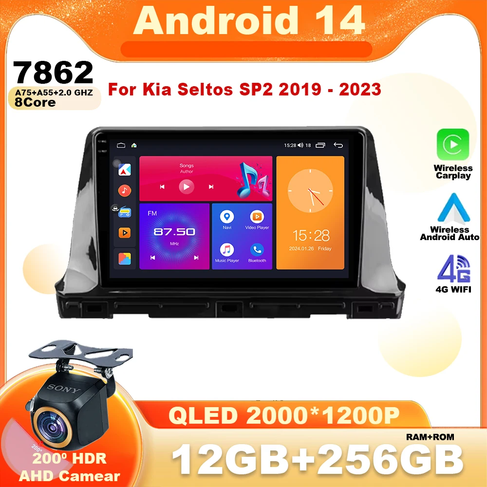 Android 14 Car Radio For Kia Seltos SP2 2019 - 2023 GPS Navigation Stereo Multimedia Player Carplay Vertical 5G WIFI 4G Screen
Android 14 Car Radio For Kia Seltos SP2 2019 - 2023 GPS Navigation Stereo Multimedia Player Carplay Vertical 5G WIFI 4G Screen