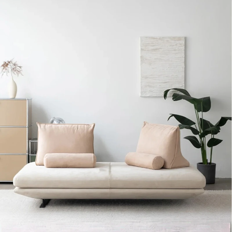 Fabric sofa Italian minimalist straight row movable backrest high foot designer
Fabric sofa Italian minimalist straight row movable backrest high foot designer