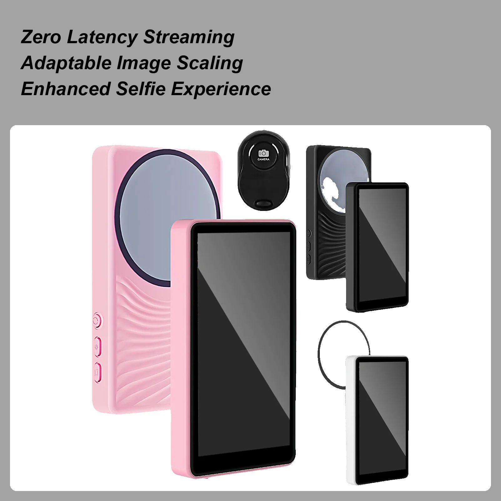 Selfie Monitor Screen Magnetic Selfie Monitor Screen Portable Smartphone Accessories for Selfie Vlog Live Stream Video Recording
Selfie Monitor Screen Magnetic Selfie Monitor Screen Portable Smartphone Accessories for Selfie Vlog Live Stream Video Recording