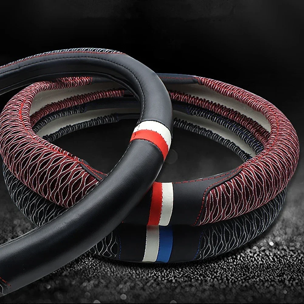 Universal 38cm Four Seasons Anti-skid Car Steering Wheel Cover Ice Silk with Breathable Holes Auto Steering Covers Styling Red
Universal 38cm Four Seasons Anti-skid Car Steering Wheel Cover Ice Silk with Breathable Holes Auto Steering Covers Styling Red