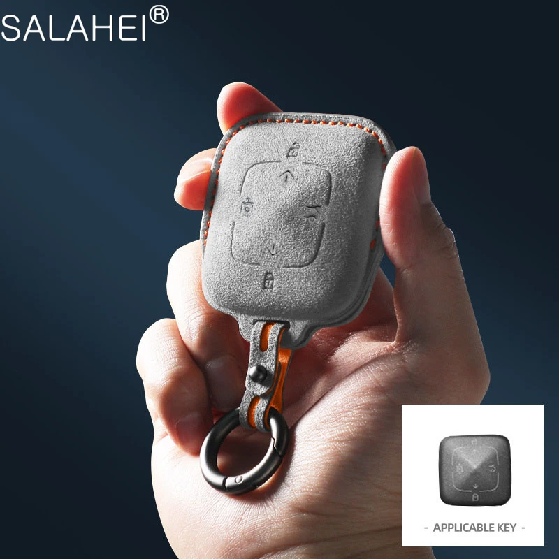 Suede Leather Car Remote Key Case Cover Holder Protector Bag For ZEEKR 001 009 3D 2021 2022 2023 Keychain Styling Accessories
Suede Leather Car Remote Key Case Cover Holder Protector Bag For ZEEKR 001 009 3D 2021 2022 2023 Keychain Styling Accessories