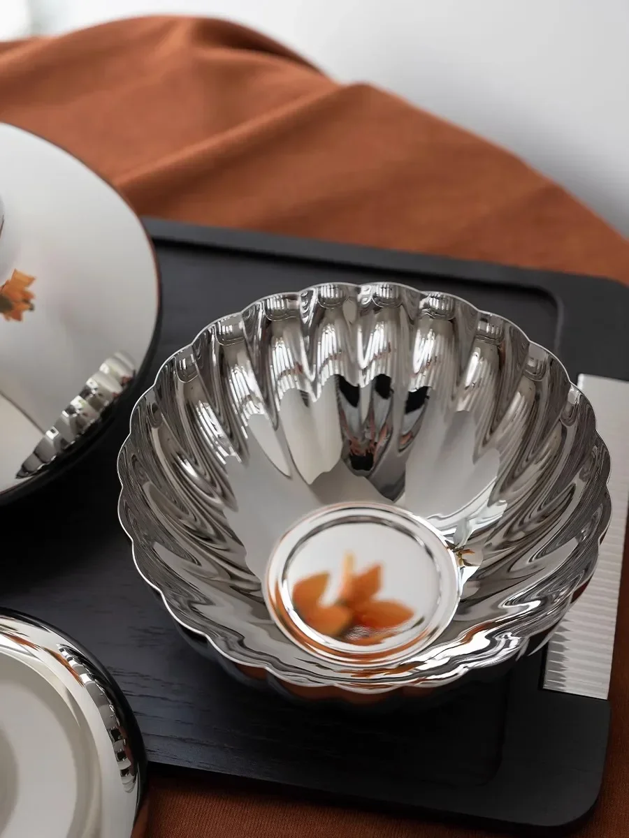 Nordic Stainless Steel Pumpkin Striped Fruit Bowl, Designer Styles Serving Plates for Bread Salad Table, Home Decoration Gifts
Nordic Stainless Steel Pumpkin Striped Fruit Bowl, Designer Styles Serving Plates for Bread Salad Table, Home Decoration Gifts