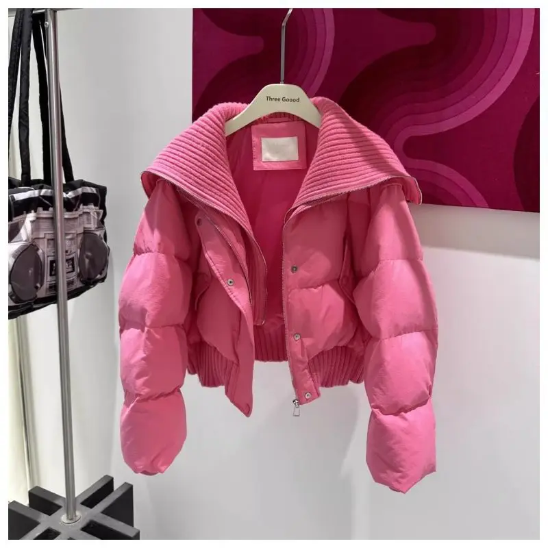 2025 Новые женские парки, короткий топ с высокой талией и большим воротником, модное и высококачественное однотонное универсальное теплое пальто 
2025 Новые женские парки, короткий топ с высокой талией и большим воротником, модное и высококачественное однотонное универсальное теплое пальто