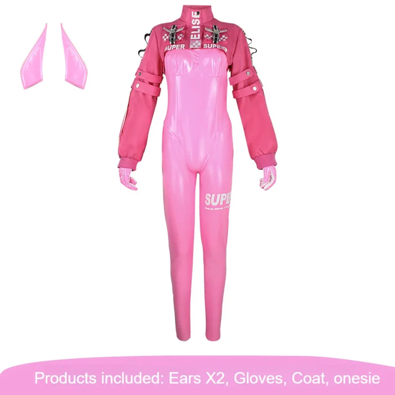 Игра NIKKE The Goddess of Victory Alice Косплей Костюм Облегающий Розовый Кожаный Комбинезон Куртка Пальто Перчатки Комплект Вечерние Карнавальные Костюмыc; 6 
Игра NIKKE The Goddess of Victory Alice Косплей Костюм Облегающий Розовый Кожаный Комбинезон Куртка Пальто Перчатки Комплект Вечерние Карнавальные Костюмыc; 6