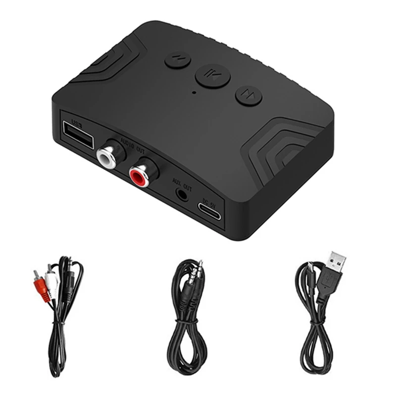 Bluetooth 5.3 Audio Receiver 3.5Mm AUX USB U-Disk Stereo Music Wireless Audio Adapter For TV Car Speaker Amplifier-A22K
Bluetooth 5.3 Audio Receiver 3.5Mm AUX USB U-Disk Stereo Music Wireless Audio Adapter For TV Car Speaker Amplifier-A22K