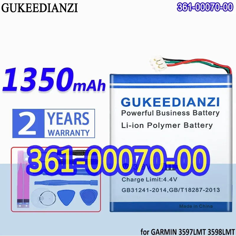 Аккумулятор GUKEEDIANZI большой емкости 361-00070-00 1350 мАч для GARMIN 3597LMT Nuvi 3597 3597LMTHD 3598 3598LMT 3598LMT-D
Аккумулятор GUKEEDIANZI большой емкости 361-00070-00 1350 мАч для GARMIN 3597LMT Nuvi 3597 3597LMTHD 3598 3598LMT 3598LMT-D