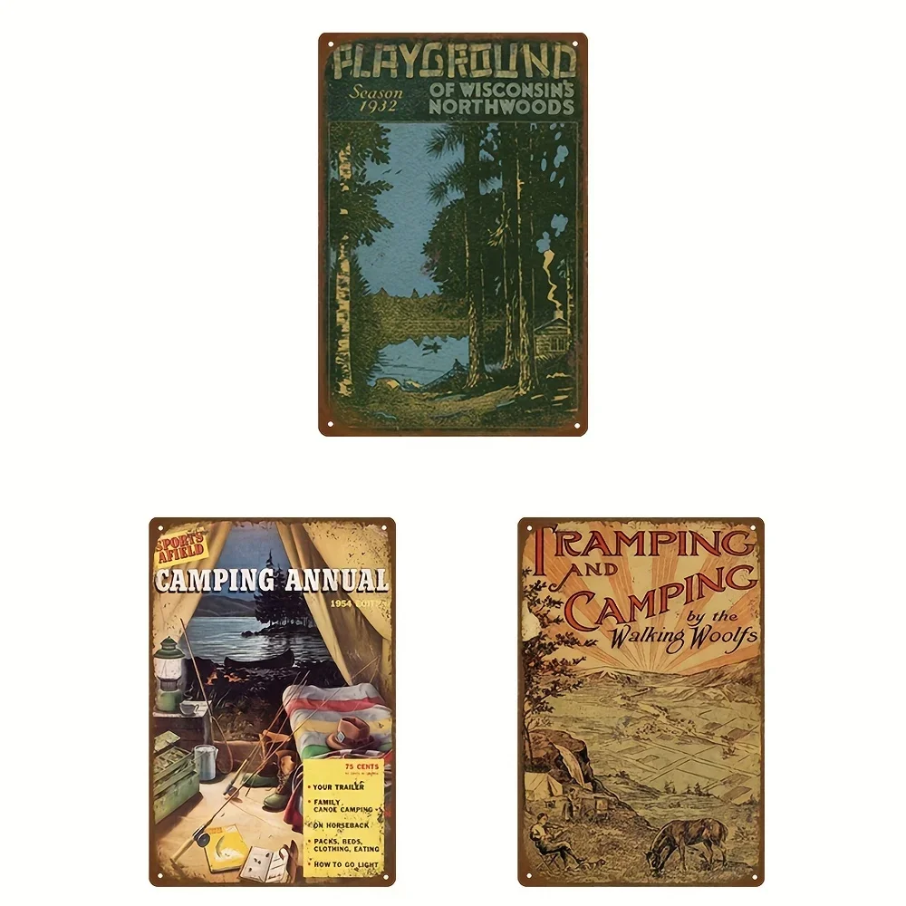 Camping Series Poster With Artworks, Restaurant Bar Pub Cafe Coffee Shop Iron Painting, Water-proof Funny Home Room Wall Decor
Camping Series Poster With Artworks, Restaurant Bar Pub Cafe Coffee Shop Iron Painting, Water-proof Funny Home Room Wall Decor