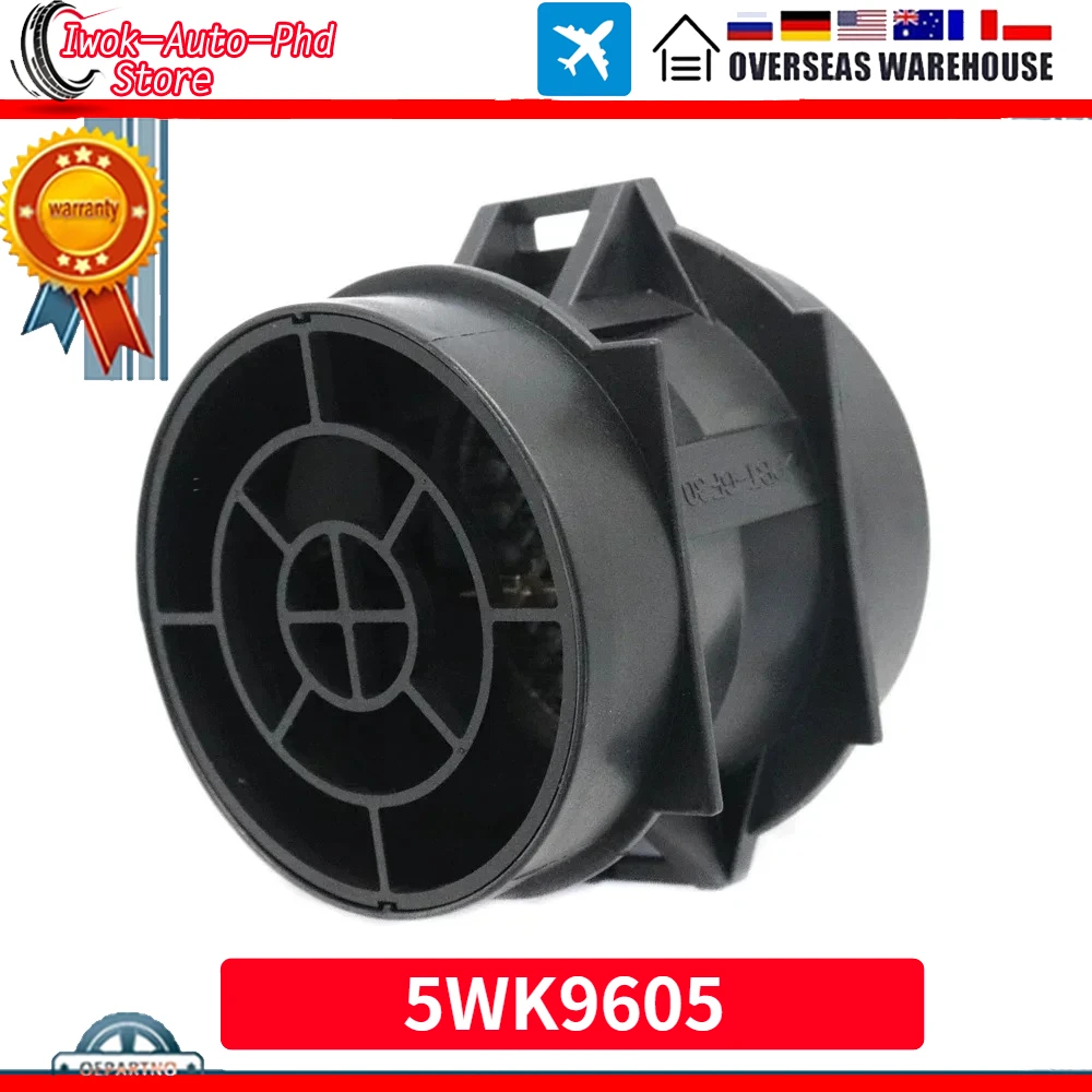 5WK9605 For BMW 323CI 323I 325CI 325I 325XI 328CI 328I 525I 528I Z3 HYUNDAI SONATA SUZUKI VERONA VOLVO MAF Mass Air Flow Sensor
5WK9605 For BMW 323CI 323I 325CI 325I 325XI 328CI 328I 525I 528I Z3 HYUNDAI SONATA SUZUKI VERONA VOLVO MAF Mass Air Flow Sensor
