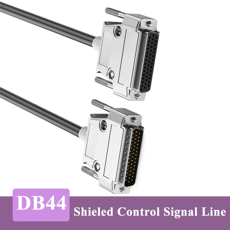 Industrial DB44 IO Connector Servo PLC Contror Cord DB 44 Pin Data Cable Shieled Control Signal Line fo Delta B2A2 Servo Driver
Industrial DB44 IO Connector Servo PLC Contror Cord DB 44 Pin Data Cable Shieled Control Signal Line fo Delta B2A2 Servo Driver