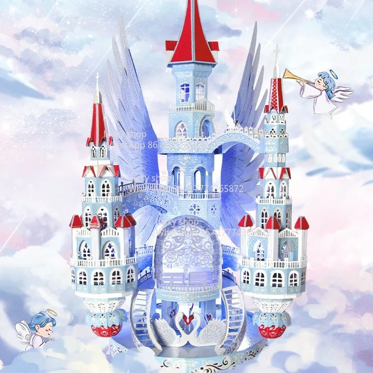 Angel Castle Architectural Metal Craft Ornament Hand Assembled Desktop Decoration Creative Art Gift for Women
Angel Castle Architectural Metal Craft Ornament Hand Assembled Desktop Decoration Creative Art Gift for Women