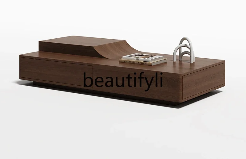 Solid wood coffee table modern simple living room home 2024 new storage walnut designer
Solid wood coffee table modern simple living room home 2024 new storage walnut designer