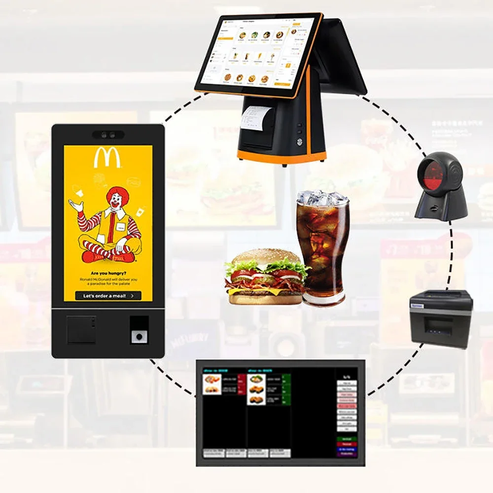 MASUNG 27" Touchscreen Kiosk SSD QR Reader Printer Ticket Vending Machine for Self-Service Business Ordering Payments AU
MASUNG 27" Touchscreen Kiosk SSD QR Reader Printer Ticket Vending Machine for Self-Service Business Ordering Payments AU