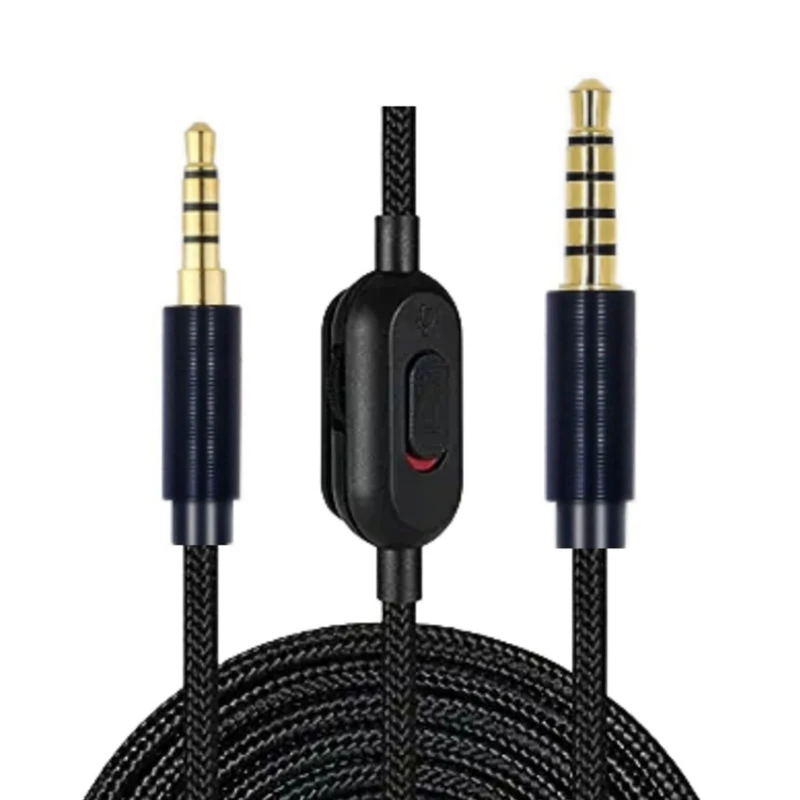 Кабель для наушников со штекером 3,5 мм для Logitech Astro A10 A40 A30 A20, сменный аудиокабель для наушников
Кабель для наушников со штекером 3,5 мм для Logitech Astro A10 A40 A30 A20, сменный аудиокабель для наушников
