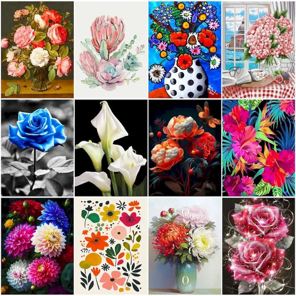 RUOPOTY Painting By Number Adults Picture Drawing Coloring By Numbers Flowers Acrylic Decorative Paintings Diy Crafts On Canvas
RUOPOTY Painting By Number Adults Picture Drawing Coloring By Numbers Flowers Acrylic Decorative Paintings Diy Crafts On Canvas