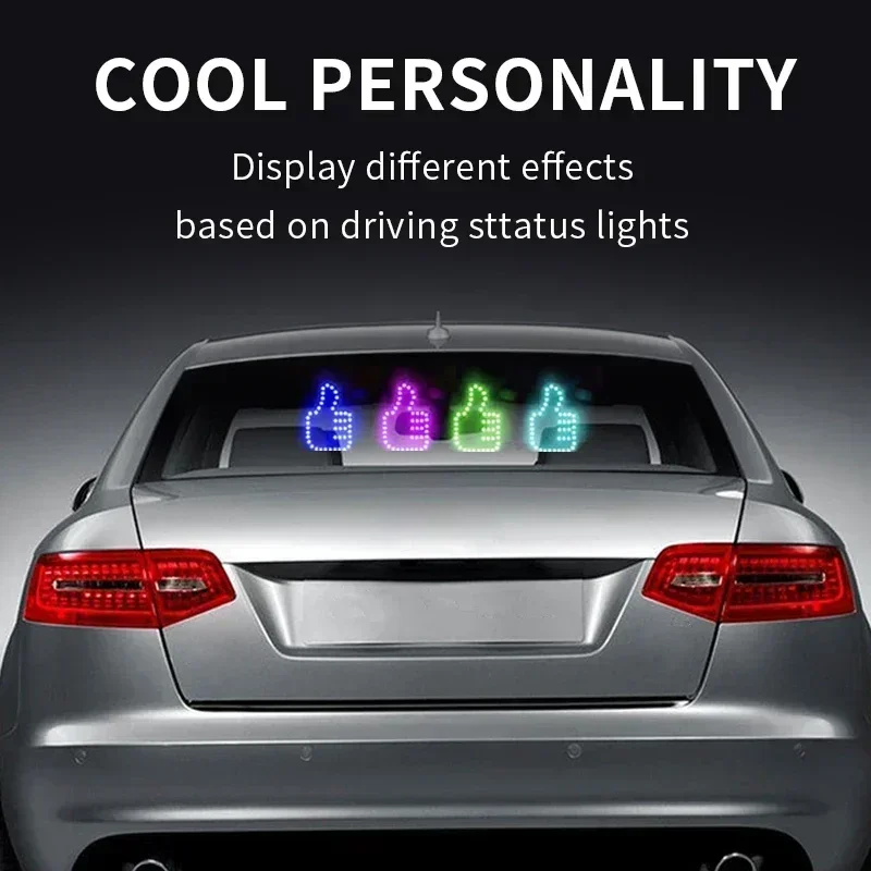 Car Fun Emotional Light Rear Window Multi functional Warning Light Reminder Anti Rear End with Remote Control Accessories
Car Fun Emotional Light Rear Window Multi functional Warning Light Reminder Anti Rear End with Remote Control Accessories
