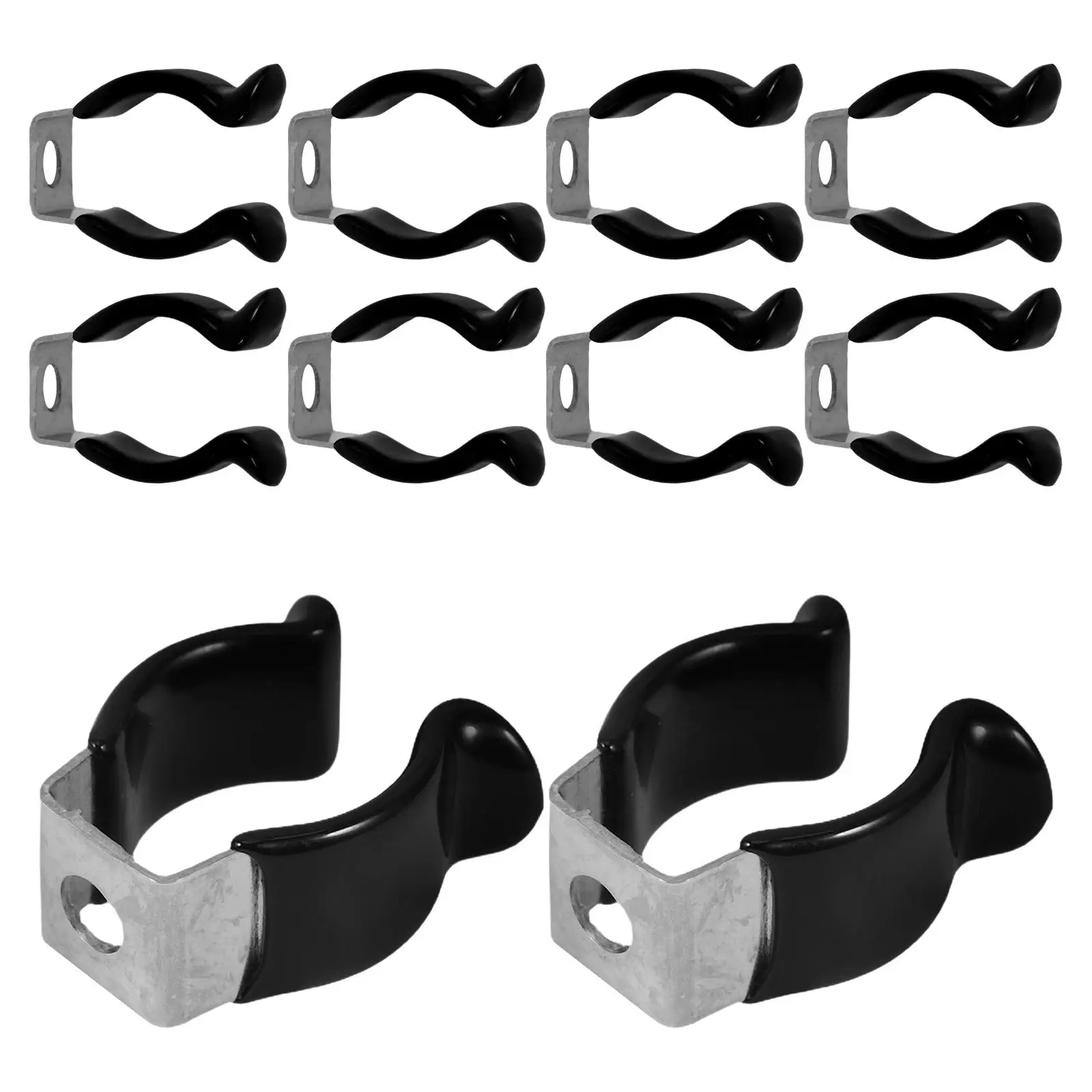 10 Pcs Lamp Tube Clamps Stainless Steel Rubber Coated Durable Design Easy Installation LED Strip Mounting Clips Tube Support
10 Pcs Lamp Tube Clamps Stainless Steel Rubber Coated Durable Design Easy Installation LED Strip Mounting Clips Tube Support