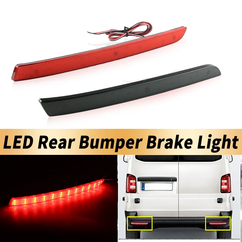 2PCS For 2012-2016 VW T5 Transporter Caravelle Multivan facelifted 7E0945105A Red LED Rear Bumper Reflector Light Brake Lamp
2PCS For 2012-2016 VW T5 Transporter Caravelle Multivan facelifted 7E0945105A Red LED Rear Bumper Reflector Light Brake Lamp