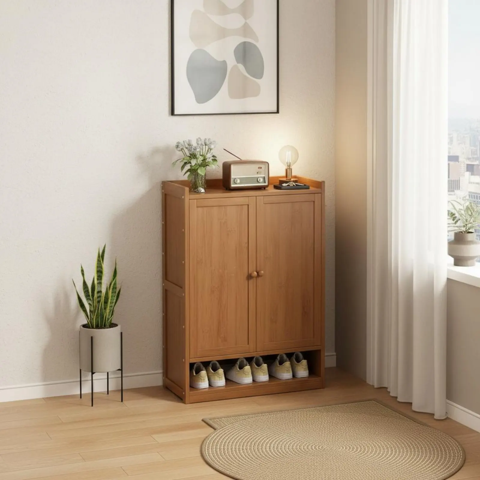 Freestanding Footwear Storage Unit with Doors Dustproof Freestanding Shoe Organizer Home Furniture Large Capacity Sturdy And
Freestanding Footwear Storage Unit with Doors Dustproof Freestanding Shoe Organizer Home Furniture Large Capacity Sturdy And