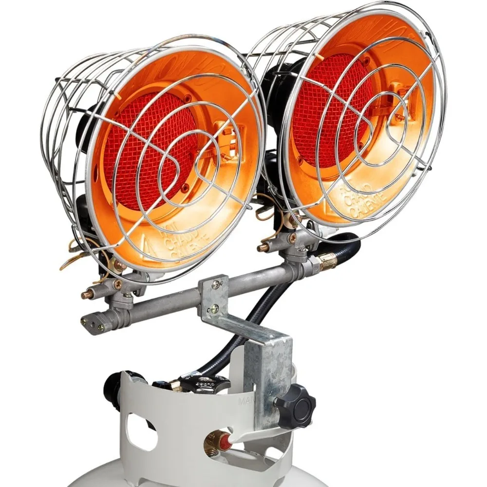 Avenger FBDTP30 Infrared Tank Top Heater for Propane Gas, Suitable for Outdoor Camping and Patio Use, Double Burner, 3000W
Avenger FBDTP30 Infrared Tank Top Heater for Propane Gas, Suitable for Outdoor Camping and Patio Use, Double Burner, 3000W