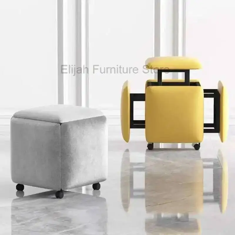 Storage Stool Combination Home Room Stool Living Multifunctional Rubik's Cube Stool Can Be Moved To Save Space Vanity Chair 
Storage Stool Combination Home Room Stool Living Multifunctional Rubik's Cube Stool Can Be Moved To Save Space Vanity Chair