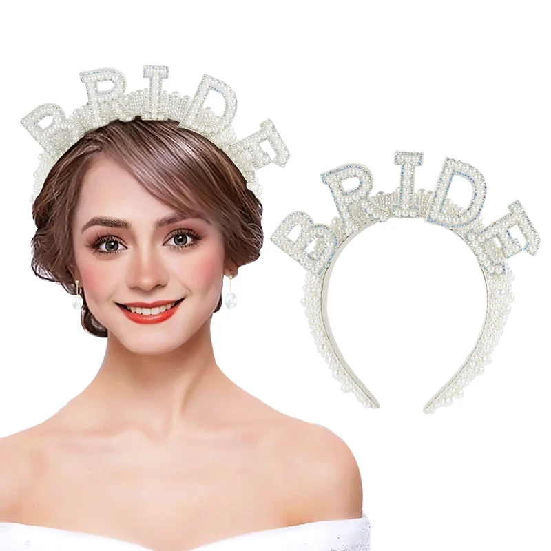 Bride To Be Pearl Crown Headband Tiara Bach Bachelorette Hen Party Bridal Shower Bridal Hair Band Wedding Engagement Decoration
Bride To Be Pearl Crown Headband Tiara Bach Bachelorette Hen Party Bridal Shower Bridal Hair Band Wedding Engagement Decoration