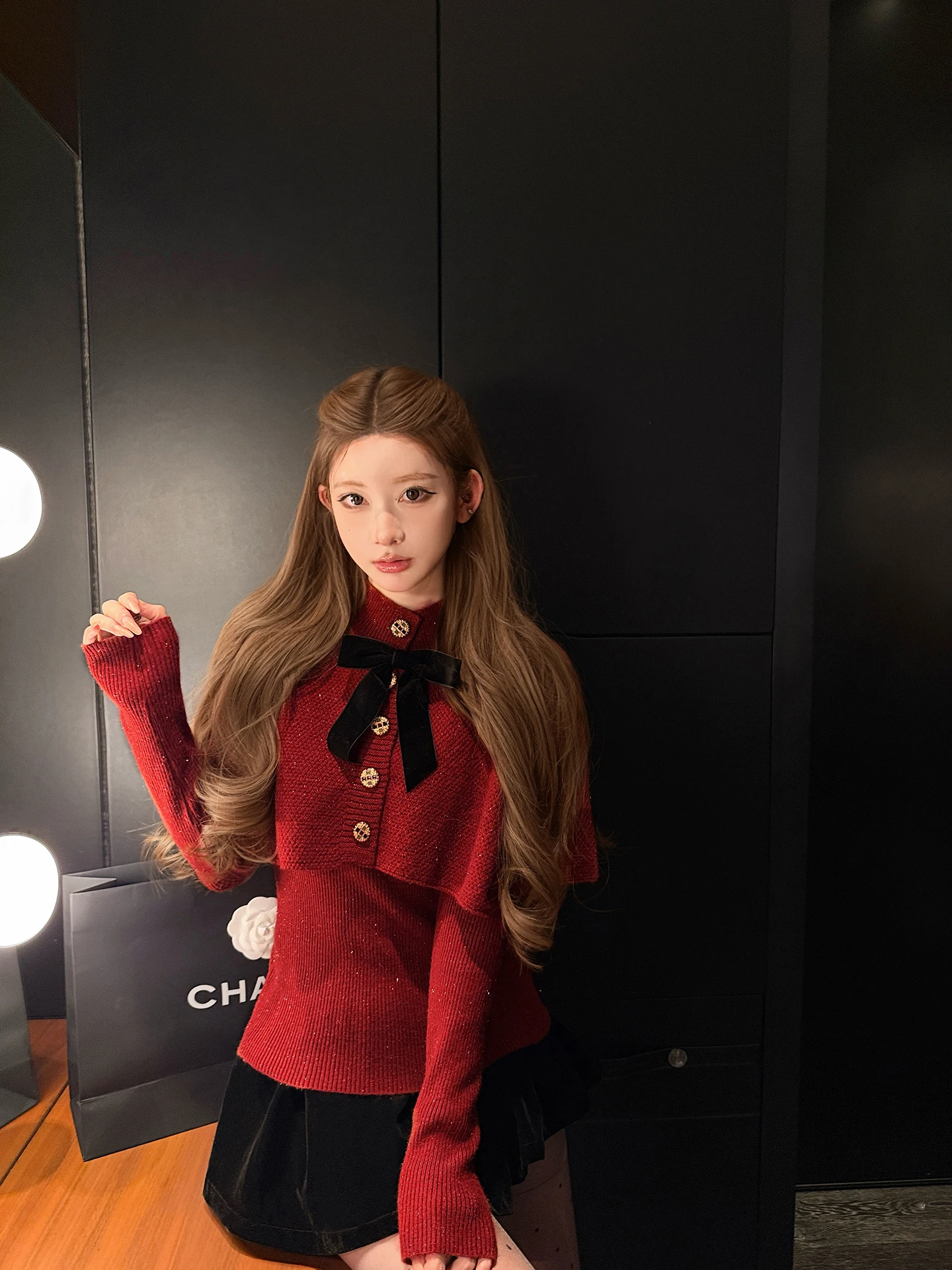 Chen Daya Red Knitted Sweater Coat Two-Piece Set Cisas New Year's Faion Women's Soft Comfortable Long Sve ...
Chen Daya Red Knitted Sweater Coat Two-Piece Set Cisas New Year's Faion Women's Soft Comfortable Long Sve ...