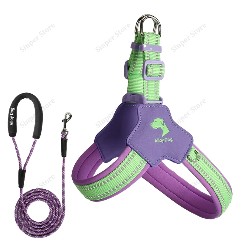 Dog Breathable Harness Reflective Stitching, All Weather Adjustable for Walking Training, or Running - Heavy Duty & Durable
Dog Breathable Harness Reflective Stitching, All Weather Adjustable for Walking Training, or Running - Heavy Duty & Durable