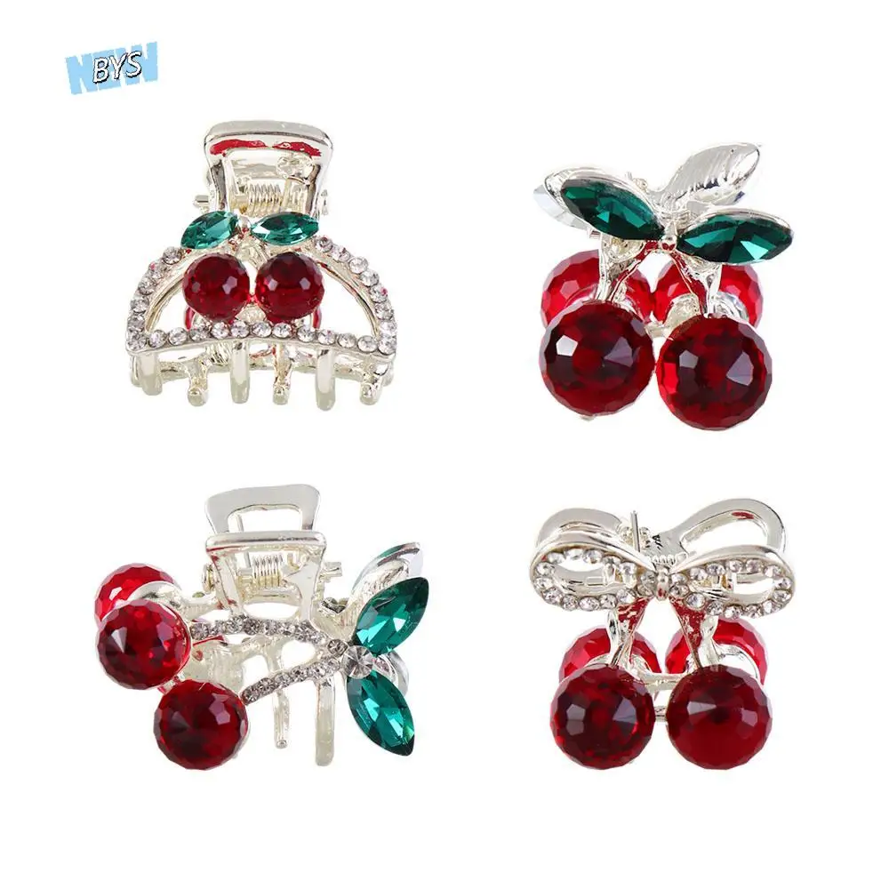 Girl Hair Clip Retro Red Crystal Mini Diamond Korean Style Headwear Female Hair Accessories Rhinestone Hairpin Cherry Hair Claw
Girl Hair Clip Retro Red Crystal Mini Diamond Korean Style Headwear Female Hair Accessories Rhinestone Hairpin Cherry Hair Claw
