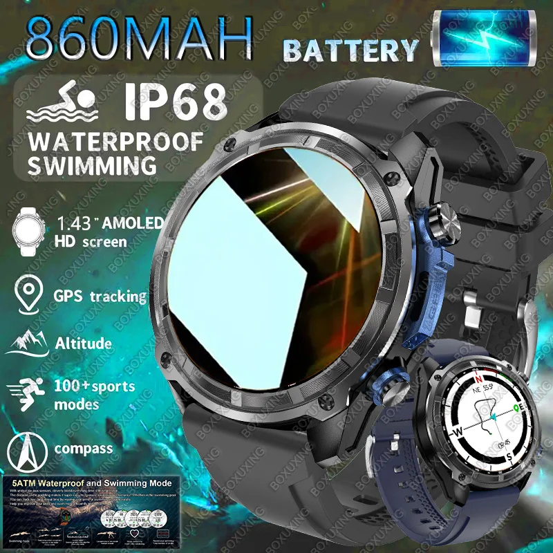 NEW 2025 GPS Smart Watch with Offline Maps 4GB Memory Video Player Military Sports Smartwatch Men 30m Swimming Waterproof AMOLED
NEW 2025 GPS Smart Watch with Offline Maps 4GB Memory Video Player Military Sports Smartwatch Men 30m Swimming Waterproof AMOLED