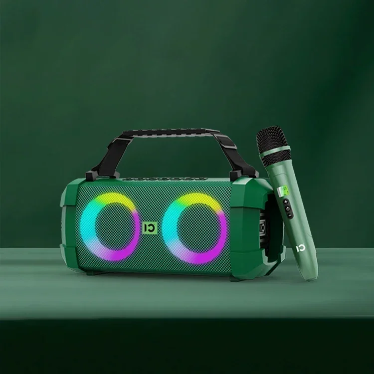 Outdoor Smart Wireless Charging Sound Activated Karaoke Portable Bluetooth Speakers With RGB Led Lights
Outdoor Smart Wireless Charging Sound Activated Karaoke Portable Bluetooth Speakers With RGB Led Lights